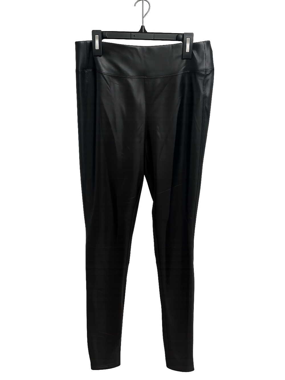 GAP Black Faux Leather Leggings - High-Waist Slim Fit